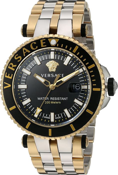 versace men's v-race swiss quartz watch|Versace V.